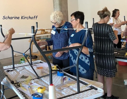 Stretching and Tying Kasuri Skeins_w